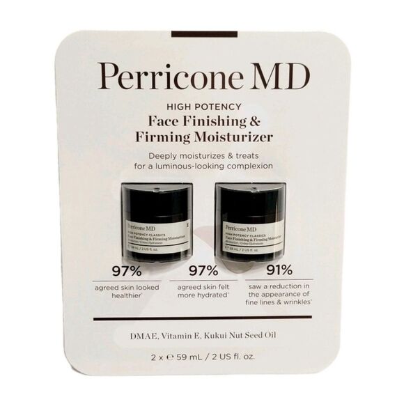 Perricone MD 2-pack High Potency Face Finishing Firming Moisturizer 2oz Duo Rose - Picture 1 of 8